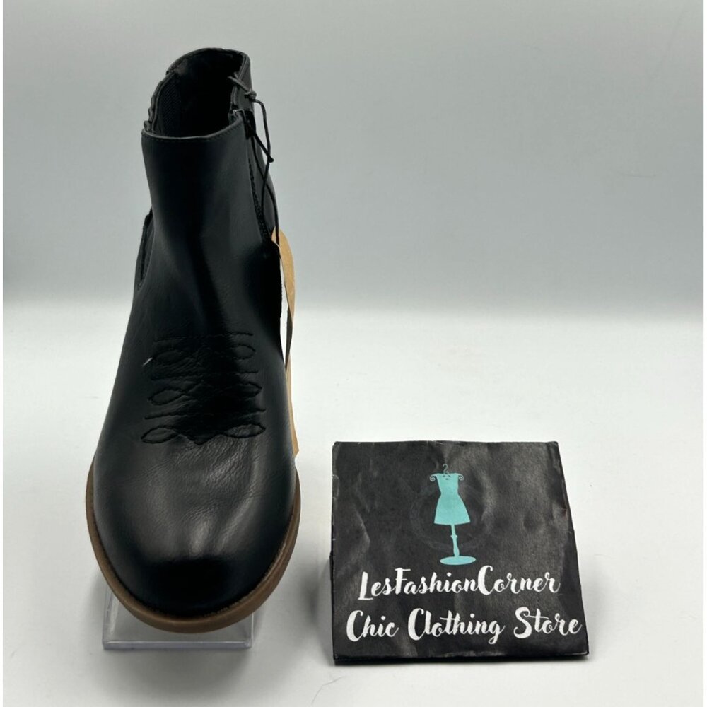 NWT Frye & Co. Women's Black Faux Leather Jude Ankle Booties Size 9.5 3248 - Picture 14 of 16
